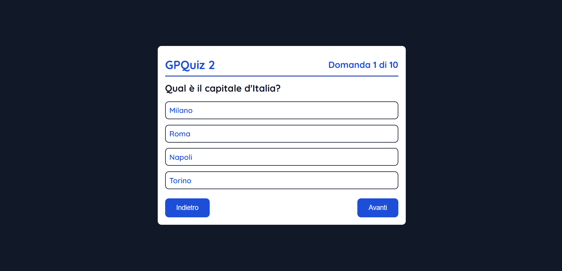 Angular Quiz App