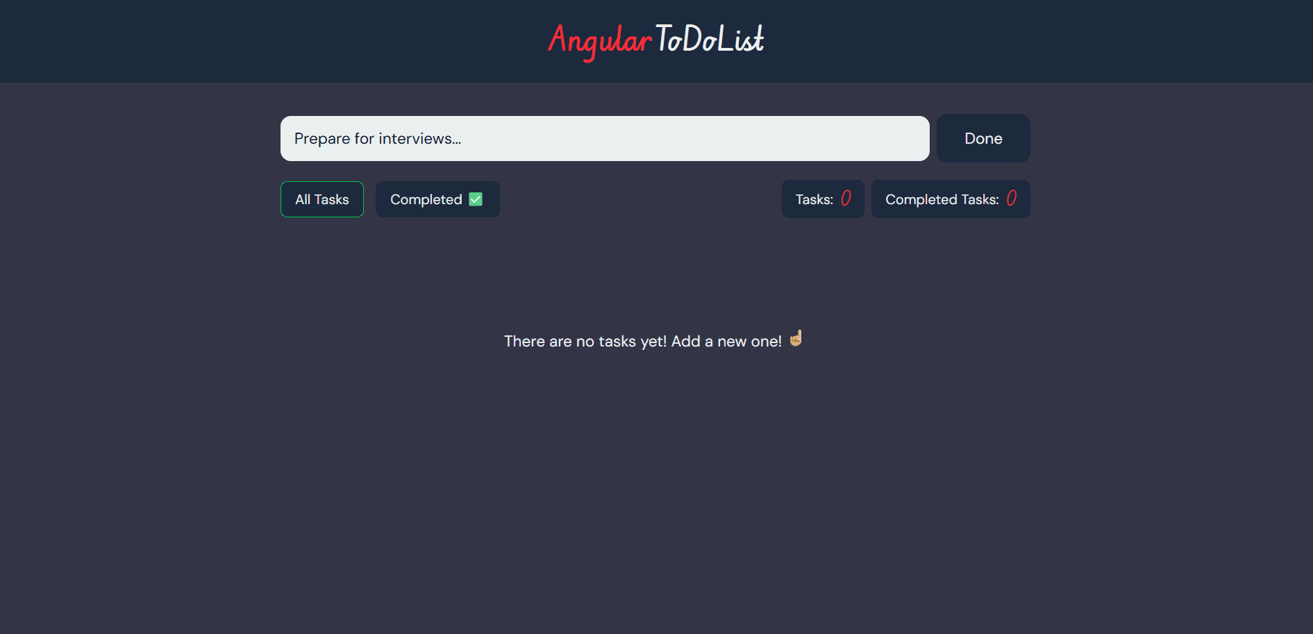 Angular To-Do List