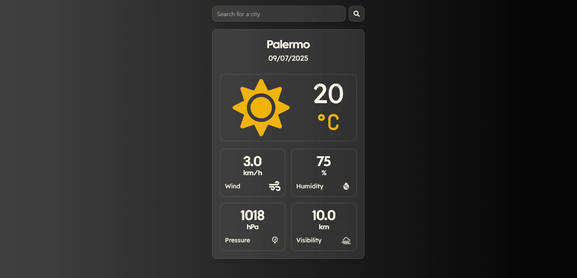 Weather/Meteo App